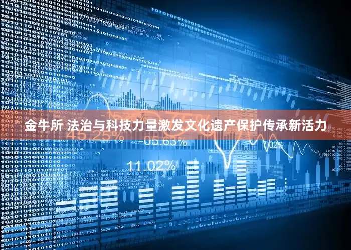 金牛所 法治与科技力量激发文化遗产保护传承新活力